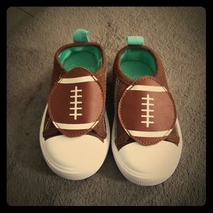 Baby boys football themed shoes